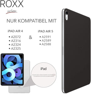 ROXX Apple iPad Air 10.9 Zoll 4. & 5. Generation Hülle | Mit Innenschutz | Magnetisch | Wie das Original