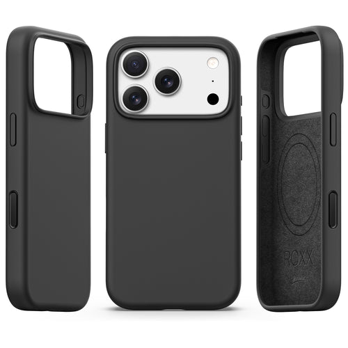 ROXX Silikon Hülle | iPhone 17 Pro Max | Mit Kameraknopf | Mit MagSafe