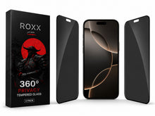 ROXX Japanisches 9H Privacy Panzerglas | 360° Sichtschutz | iPhone 18 Pro | 2 Stück