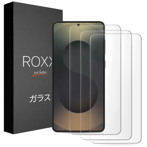ROXX Japanisches 9H 3D Panzerglas (3 Stück) | Volle Displayabdeckung | Galaxy S25 Edge