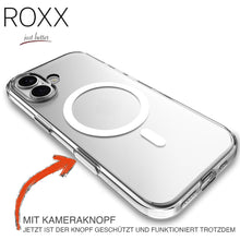 ROXX Clear Case Hülle | iPhone 17 | Mit Kameraknopf | Mit MagSafe