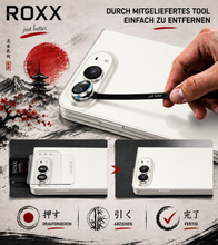 ROXX Japanischer 9H Kameraschutz | Weiß (Sternenweiß) | iPhone Duo