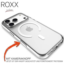 ROXX Clear Case Hülle | iPhone 17 Pro | Mit Kameraknopf | Mit MagSafe