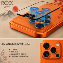 ROXX Japanischer 9H Kameraschutz | Cosmic Orange | iPhone 17 Pro & 17 Pro Max