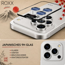 ROXX Japanischer 9H Kameraschutz | Silber | iPhone 18 Pro & 18 Pro Max