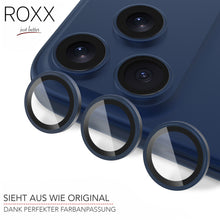 ROXX Japanischer 9H Kameraschutz | Tiefblau | iPhone 17 Pro & 17 Pro Max