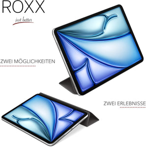 ROXX Apple iPad Air 4 | 5 | 6 (2024) Hülle für 10,9 & 11 Zoll | Mit Innenschutz | Magnetisch | Wie das Original