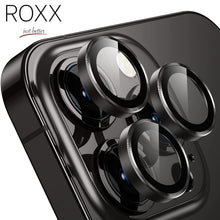 ROXX Japanischer 9H Kameraschutz | Titan Schwarz | iPhone 15 Pro & 15 Pro Max