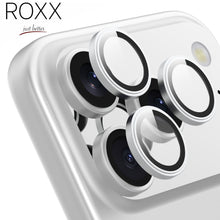 ROXX Japanischer 9H Kameraschutz | Silber | iPhone 17 Pro & 17 Pro Max