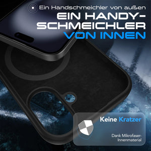 ROXX Silikon Hülle | iPhone 17 | Mit Kameraknopf | Mit MagSafe