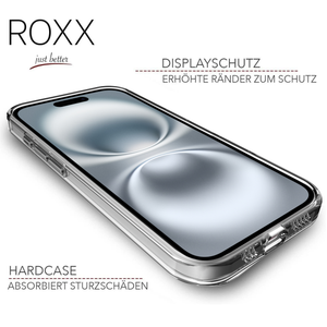 ROXX Clear Case Hülle | iPhone 16 | Mit Kameraknopf | Mit MagSafe