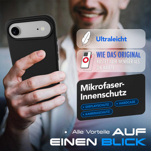 ROXX Silikon Hülle | iPhone 17 Air | Mit Kameraknopf | Mit MagSafe