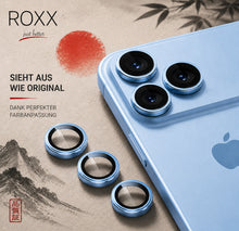 ROXX Japanischer 9H Kameraschutz | Blau | iPhone 18 Pro & 18 Pro Max