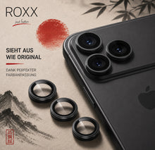 ROXX Japanischer 9H Kameraschutz | Schwarz | iPhone 18 Pro & 18 Pro Max