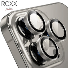 ROXX Japanischer 9H Kameraschutz | Titan Natur | iPhone 15 Pro & 15 Pro Max