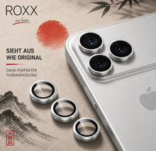 ROXX Japanischer 9H Kameraschutz | Silber | iPhone 18 Pro & 18 Pro Max