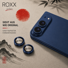 ROXX Japanischer 9H Kameraschutz | Blau (Nachthimmel) | iPhone Duo