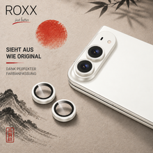 ROXX Japanischer 9H Kameraschutz | Weiß (Sternenweiß) | iPhone Duo