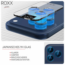 ROXX Japanischer 9H Kameraschutz | Tiefblau | iPhone 17 Pro & 17 Pro Max