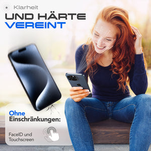 ROXX NEO Japanisches 9H 3D Panzerglas (3 Stück) | Verdeckt nicht das Display | iPhone 17 Air