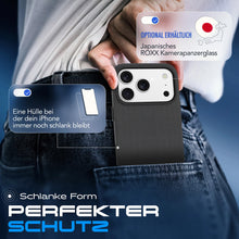 ROXX Woven Hülle | iPhone 17 Pro Max | Mit Kameraknopf | Mit MagSafe