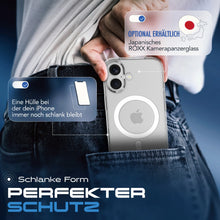ROXX Clear Case Hülle | iPhone 17 | Mit Kameraknopf | Mit MagSafe