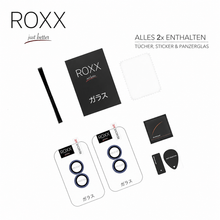ROXX Japanischer 9H Kameraschutz | Blau (Nachthimmel) | iPhone Duo