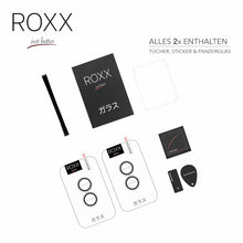 ROXX Japanischer 9H Kameraschutz | Weiß (Sternenweiß) | iPhone Duo