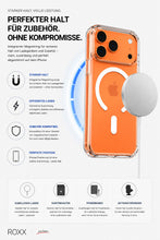 ROXX Clear Case Hülle | iPhone 17 Pro | Mit Kameraknopf | Mit MagSafe