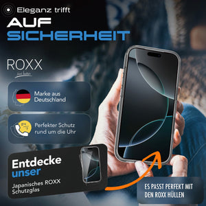 ROXX Clear Case Hülle | iPhone 17 Pro | Mit Kameraknopf | Mit MagSafe