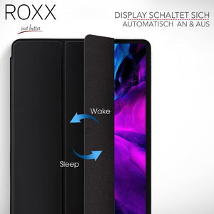 ROXX Apple iPad Air 4 | 5 | 6 (2024) Hülle für 10,9 & 11 Zoll | Mit Innenschutz | Magnetisch | Wie das Original