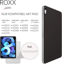ROXX Apple iPad Air 4 | 5 | 6 | 7 (2025) Hülle für 10,9 & 11 Zoll | Mit Innenschutz | Magnetisch | Wie das Original