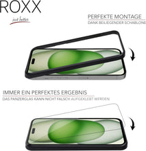 ROXX Japanisches 9H Panzerglas (3 Stück) | iPhone 15