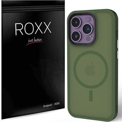 ROXX SHIELD Hülle | iPhone 14 Pro | MagSafe | Navy Green