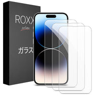 ROXX Japanisches 9H Panzerglas (3 Stück) | iPhone 14 Pro Max | Volle Displayabdeckung