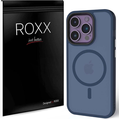 ROXX SHIELD Hülle | iPhone 14 Pro | MagSafe | Navy Blue