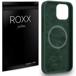 ROXX Silikon Hülle | iPhone 14 | MagSafe | Navy Green