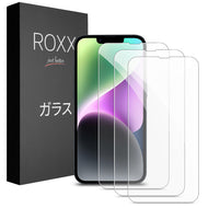 ROXX Japanisches 9H Panzerglas (3 Stück) | iPhone 14 Plus | Volle Displayabdeckung