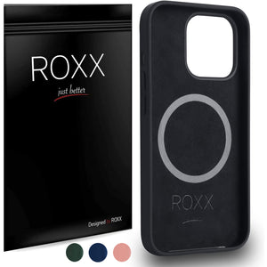 ROXX Silikon Hülle | iPhone 14 | MagSafe | Black