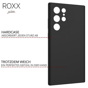 ROXX Samsung Galaxy S23 Ultra Hard Case Silikon Hülle | Wie das Original nur besser