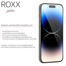 ROXX Japanisches 9H Panzerglas (3 Stück) | iPhone 14 Pro Max | Volle Displayabdeckung