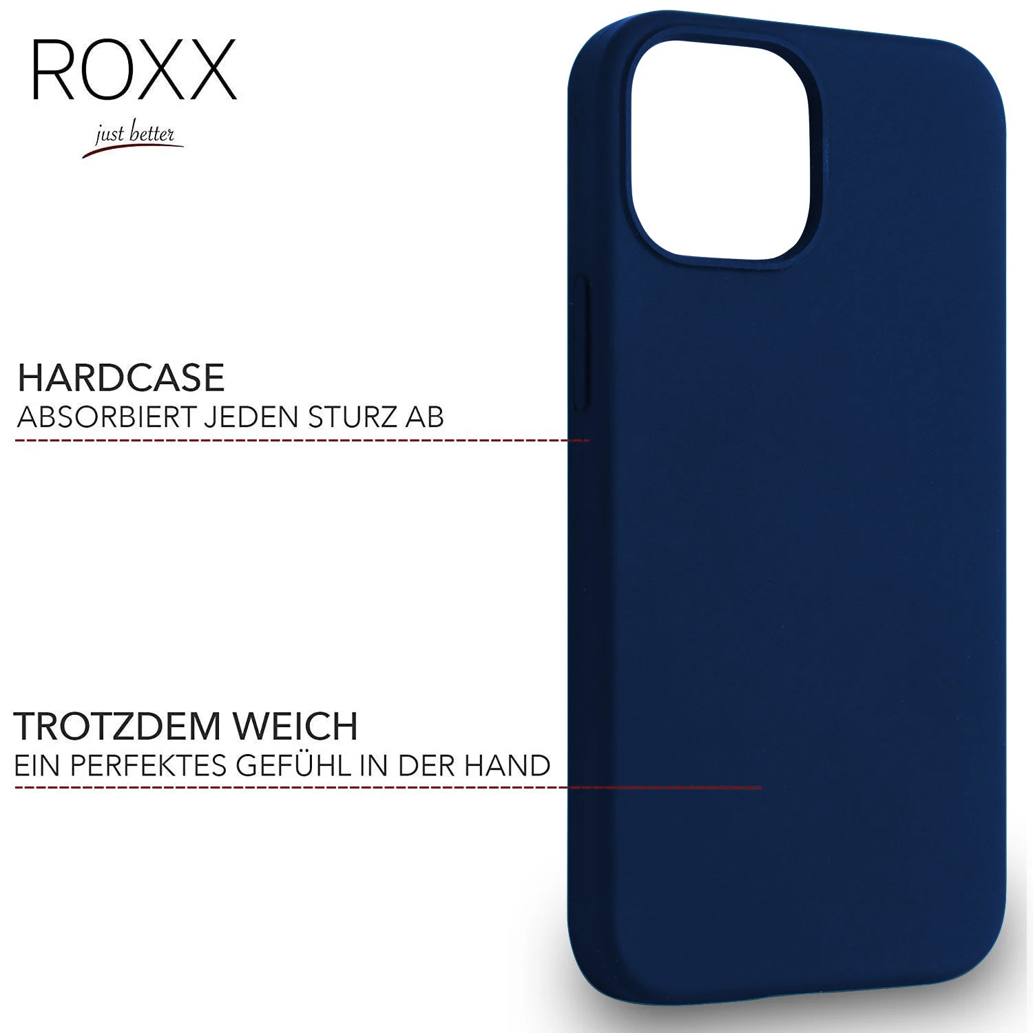 AUROX Magnetische IPhone 14 Pro Hülle Mit MagSafe - Stoßfest, Farbverlauf Blau