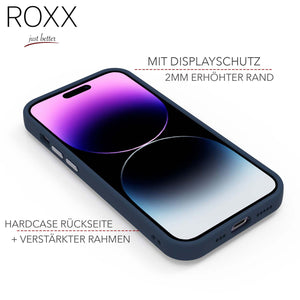ROXX SHIELD Hülle | iPhone 14 | MagSafe | Navy Blue