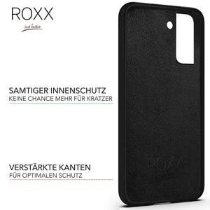ROXX Samsung Galaxy S22 Hard Case Silikon Hülle | Wie das Original nur besser
