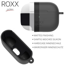 ROXX Apple AirPods Pro Hülle | Silikon Hardcase mit Innenschutz