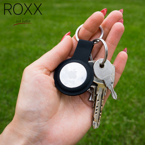 ROXX AirTags Silikon Hülle 2x Ring + 2x Loop