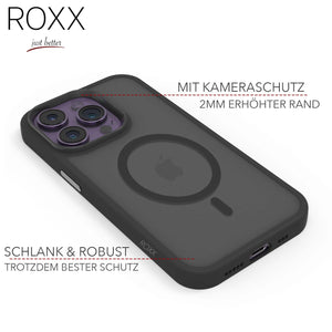 ROXX SHIELD Hülle | iPhone 14 Pro Max | MagSafe | Black