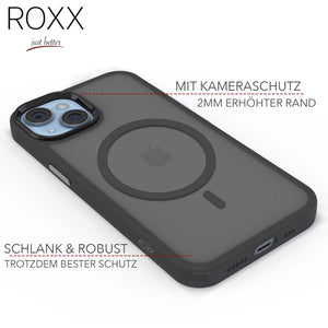 ROXX SHIELD Hülle | iPhone 14 Plus | MagSafe | Black
