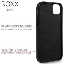 ROXX Hard Case Echt Leder Hülle | Für Apple iPhone 12 Pro Max (6,7 Zoll) | Wie das Original nur Besser