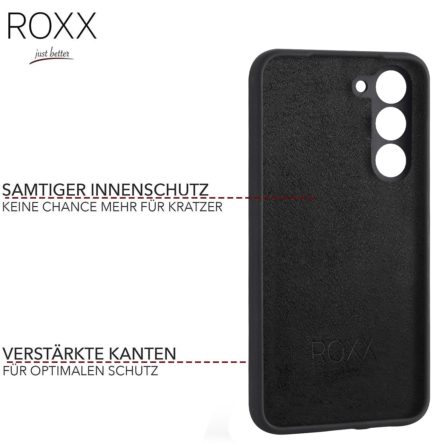 The Samsung Galaxy S23 Slate Case Black Rock — ROXXLYN